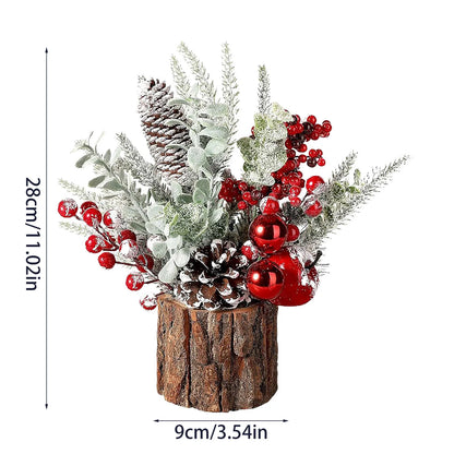 Small Christmas Tree Tabletop Artificial Christmas Tree Decorations With Holiday Ornaments For Home Indoor Christmas Decorations Good Vibrations