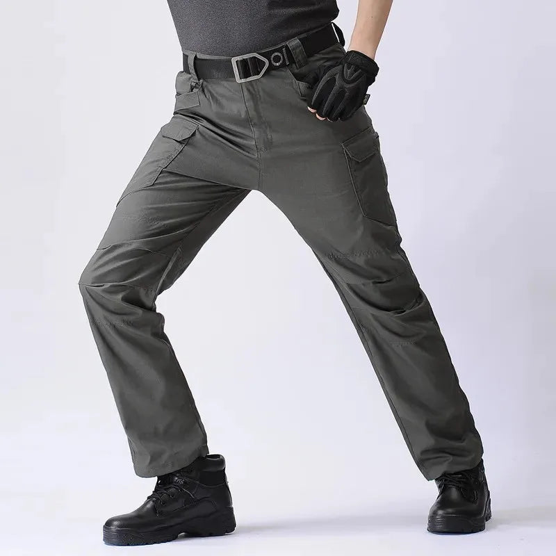 IX9 City Outdoors Tactical Pants Men Combat  Pants Casual Men Hiking Pants Outdoors Trousers Cargo Waterproof Pants Good Vibrations