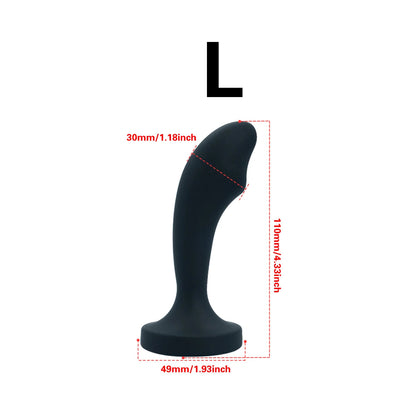 Silicone Anal Plug Gem Base Butt Plug Anal Masturbation Stimulator Anal Massage Dilatancy Toys G-point Massage Adult Sex Toys Good Vibrations Adult Super Store