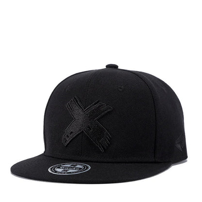 Unisex Simple Letter X Embroidery Hip-hop Hats Spring Autumn Outdoor Adjustable Casual Baseball Caps Sunscreen Hat Good Vibrations