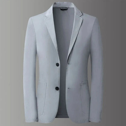 Men Lightweight Suit Sun Protection Clothing Spring Summer Thin Mens Blazer Ice Silk Jacket Smart New Casual Male Suit Coat Good Vibrations
