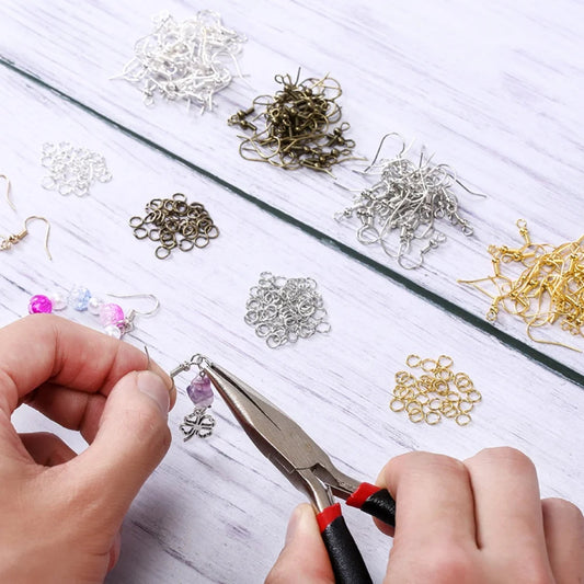 300Pcs Earrings Set Hypoallergenic Earring Hooks Jump Rings Clear Rubber Earring Backs For Jewelry Making Findings Accessories Good Vibrations