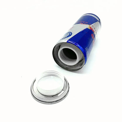 Creative private money box disguised as a drink can for secret storage, aluminum material.