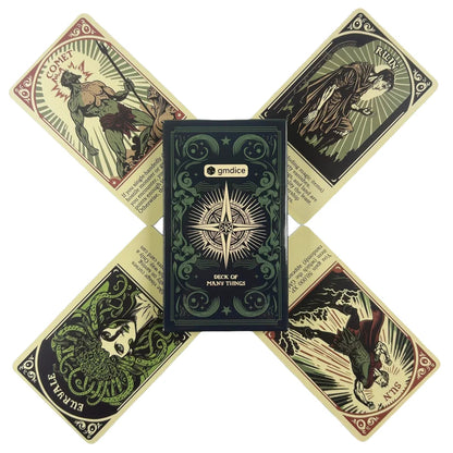 Deck of Many Things Entertainment Card Family Gathering Divination Deck Tarot Board Playing Oracle Cards Game Good Vibrations