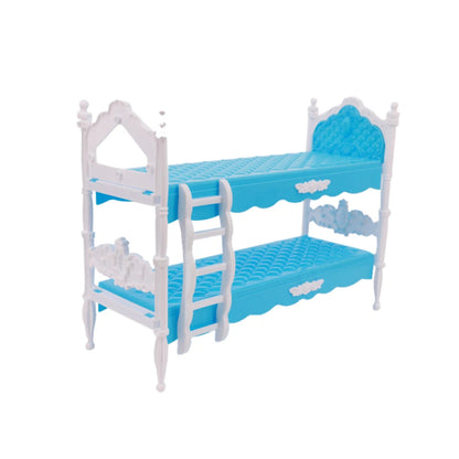 Doll House Furniture Bed Table Chair For 11.8inch 30cm Doll Plastics Cleaning Tools Accessories Mini Furniture Model Gifts Toys Good Vibrations
