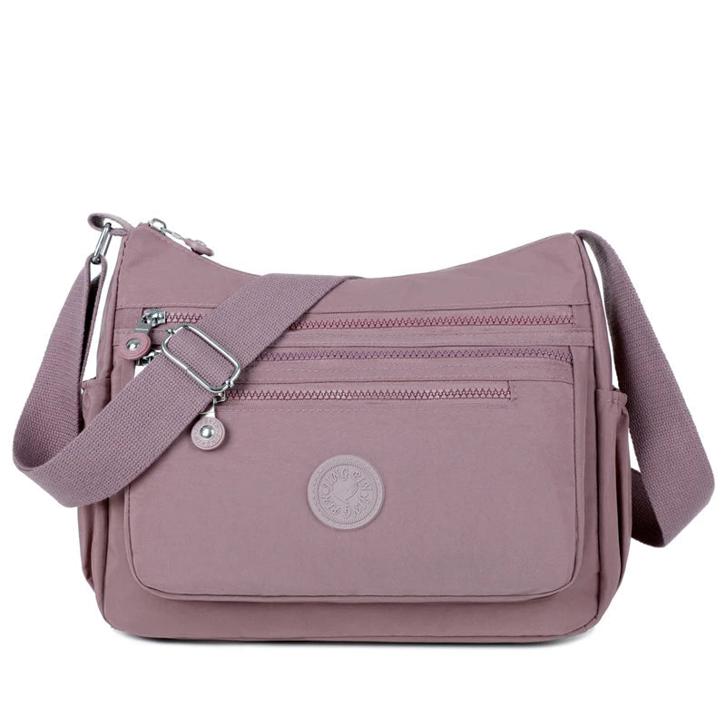 Shoulder Bag Crossbody Bag for Women Messenger Bags Waterproof Nylon Ladies Handbag Good Vibrations