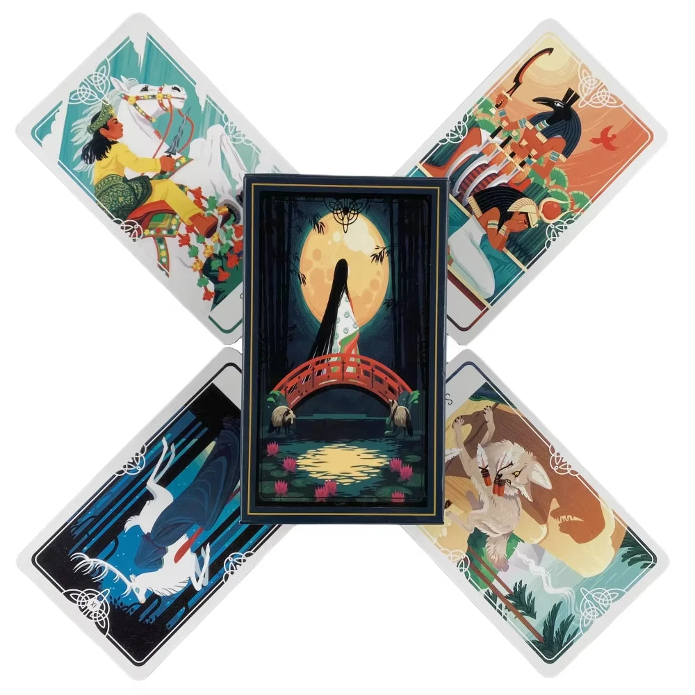 Tarot of the Divine A Deck and Guidebook Inspired by Deities Folklore and Fairy Tales from Around the World Tarot Cards Game Good Vibrations