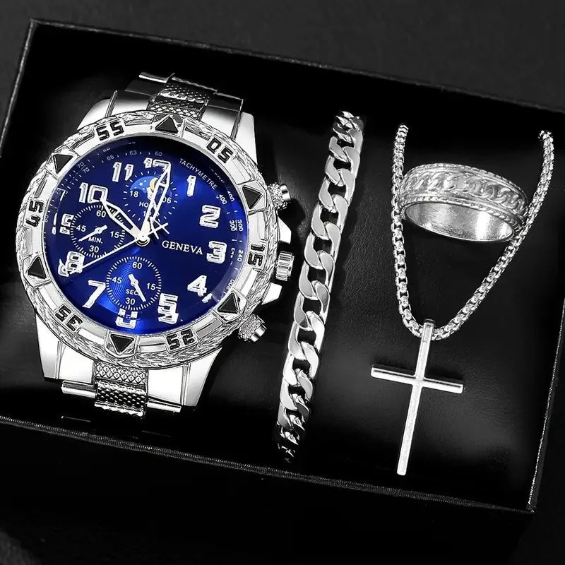 Men Watches Luxury Brand Watches for Men Fashion High Quality Quartz Wristwatches Business Steel Strap Sports Male Clock Good Vibrations