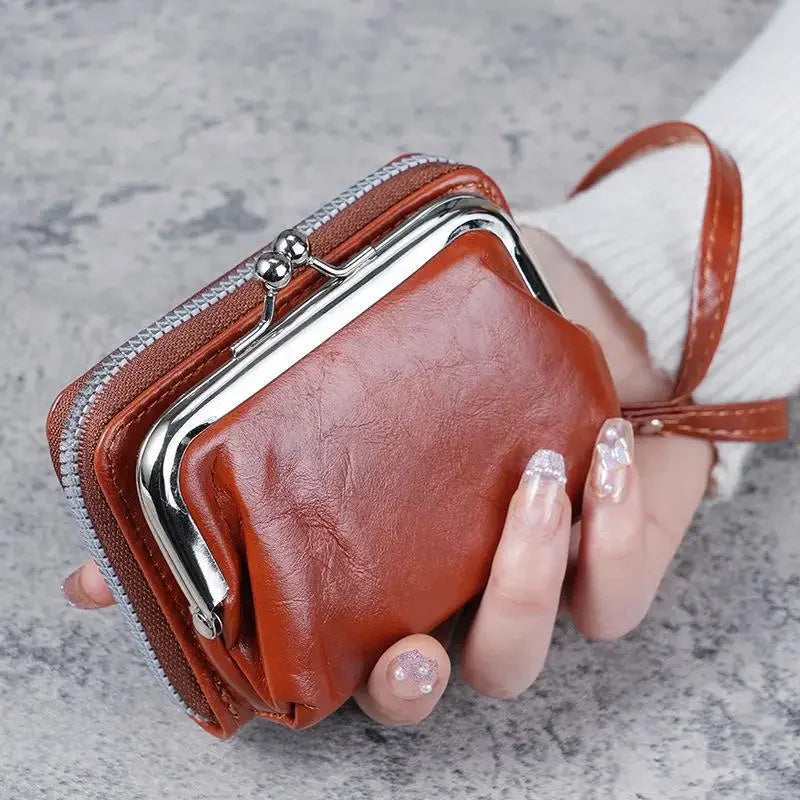 Fashion Purse Women's Buckle Small Purse Zipper Clip Bag Clutch Bag Wallets Card Holderss Wholesale Good Vibrations