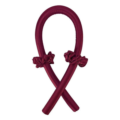 Heatless Curling Rod Night Cap No Heat Ribbon Lazy Hair Curlers Headband Hair Rollers Sleeping Soft Headband Hair Styling Tools Good Vibrations