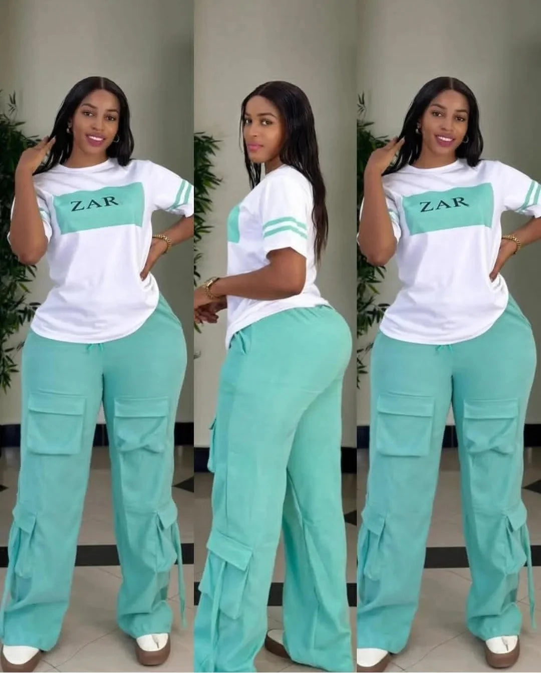 Casual Printed Multi-Pocket Workwear Set Free Shipping Women's Skirt Suiting Ensemble from Mainland China AE Stock Brand Good Vibrations