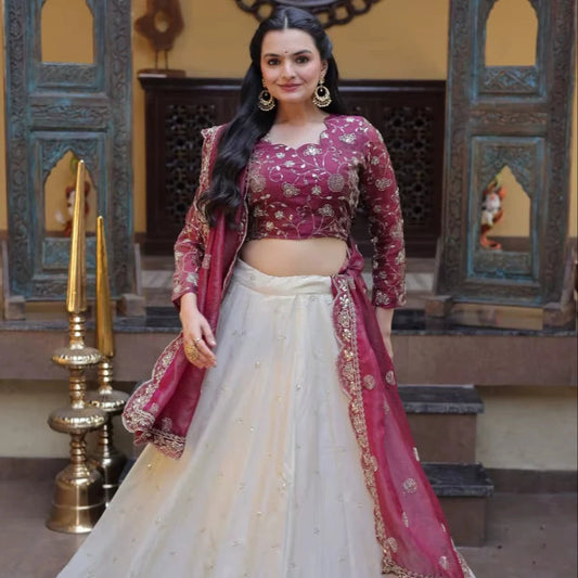 Designer Bridal Lehnga Choli for Girls Party Wear Wedding Dresses Low Price Indian Lehenga Choli With Dupatta 2026 for Women Good Vibrations