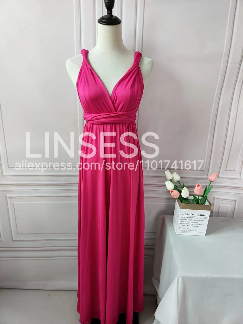 Multiway Maxi Dress Bridesmaid Dress Infinity Cocktail Dress Floor Length Bridesmaid Dress Maxi Dress for Bridesmaid Gifts Good Vibrations