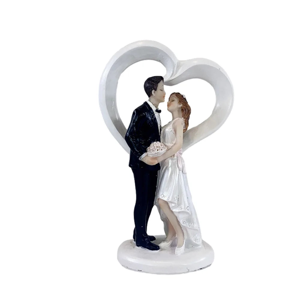 2025 Cake Toppers Dolls Bride and Groom Figurines Funny Wedding Cake Toppers Stand Topper Decoration Supplies Marry Figurine Good Vibrations
