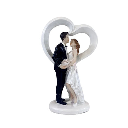 2025 Cake Toppers Dolls Bride and Groom Figurines Funny Wedding Cake Toppers Stand Topper Decoration Supplies Marry Figurine Good Vibrations