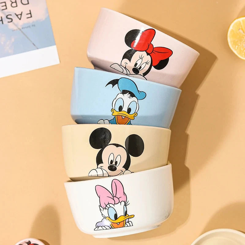Mickey Minnie Ceramic Tableware Gift Couple Children's Home Cute High-Pretty Tableware Spoon Good Vibrations