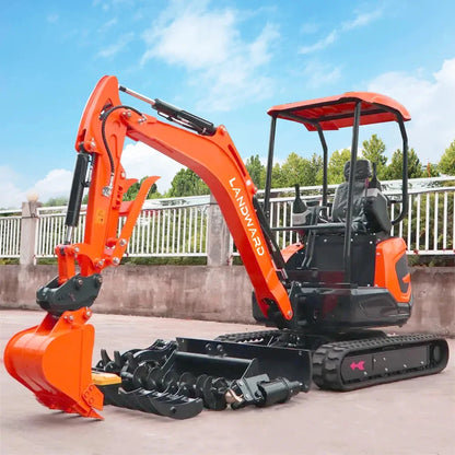 Agricultural customization 1.8 ton Mini Excavator 1Ton Micro Crawler Digger 1800kg Electric Hydraulic Small Excavators for sale Good Vibrations