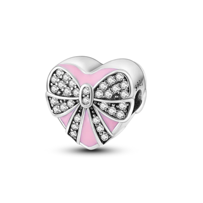 Heart Shape 925 Sterling Silver Family Lover Affection Pendant Charm Beads Fit Original Bangle Bracelet DIY Jewelry For Women Good Vibrations