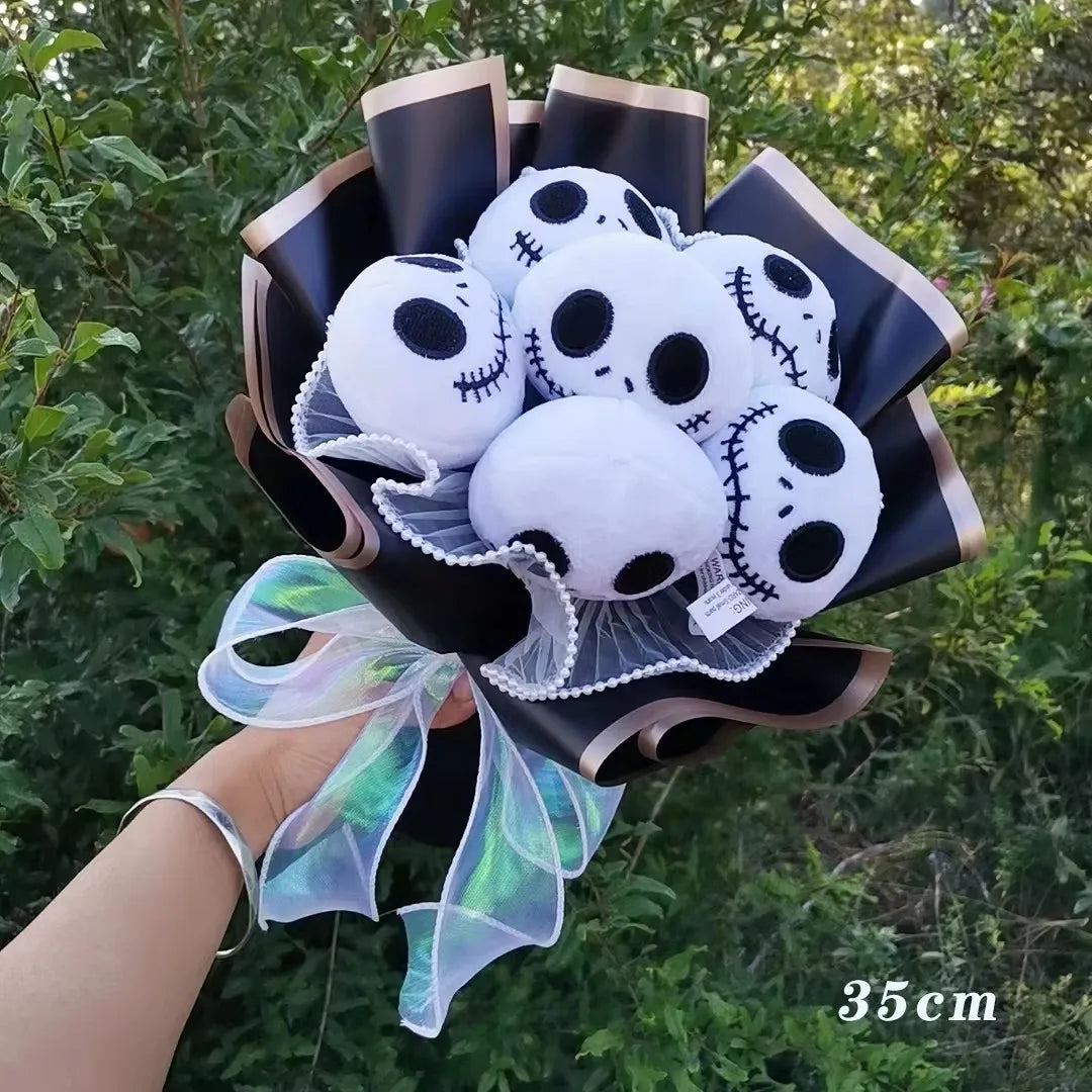 Movie The Nightmare Before Christmas Jack Skellington Creativity Bouquet Funny Skull Birthday Valentine'S Halloween Gifts Good Vibrations