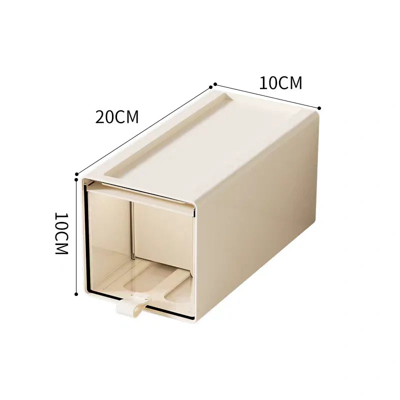Storage Box with Drawers – Desktop Organizer, Display Case for Collectibles, Office Storage ContainerCustomizable Combination Good Vibrations