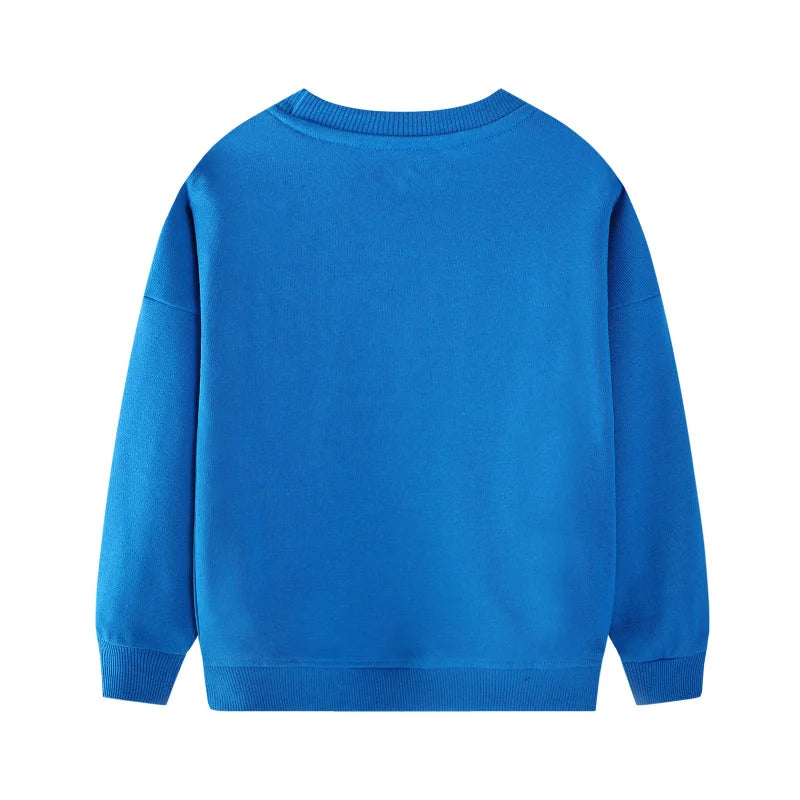 Jumping Meters 2-7T Girls Sweatshirts Autumn Spring Cotton Long Sleeve Animals Children's Clothing Toddler Shirts Good Vibrations