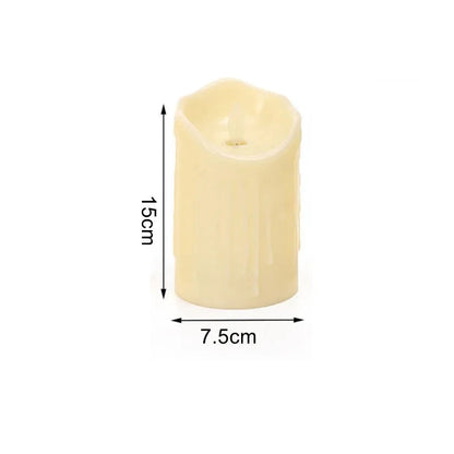 Flameless Flickering Electronic Candles Led Candles Battery Operated Home Decor Accessories for Birthday Hotel Wedding Candle Good Vibrations