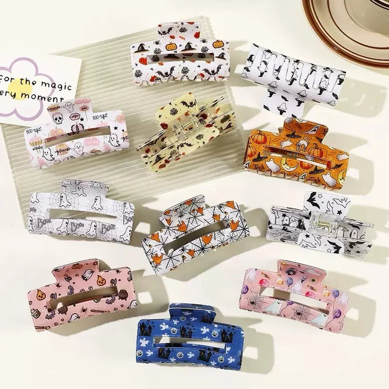 Halloween Theme - With Ghost/Pumpkin/Bat Patterns, Perfect For Holiday Party Costumes, Fashion Accessories For Women And Girls Good Vibrations