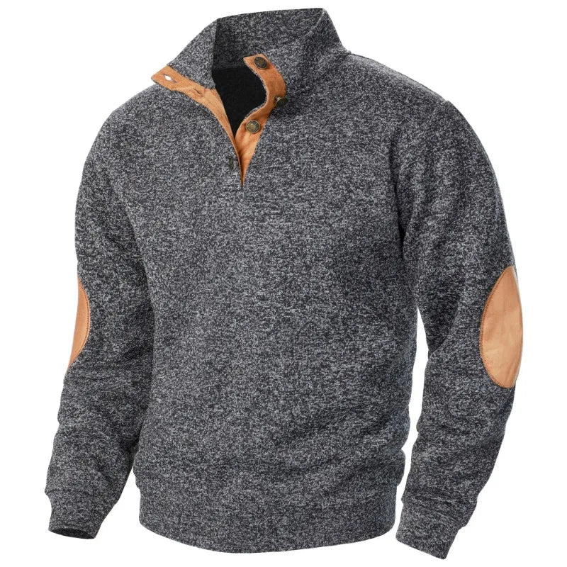 Men's Autumn Spring Stand Collar Long Sleeve Sweatshirts Top Casual Warm Pullover Outdoor Streetwear for Men Sport Riding Coats Good Vibrations