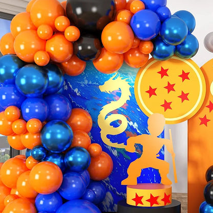 Orange,black,blue,balloon arch kit,birthday party,wedding,bachelor's party,Halloween,coming of age ceremony,party decoration Good Vibrations
