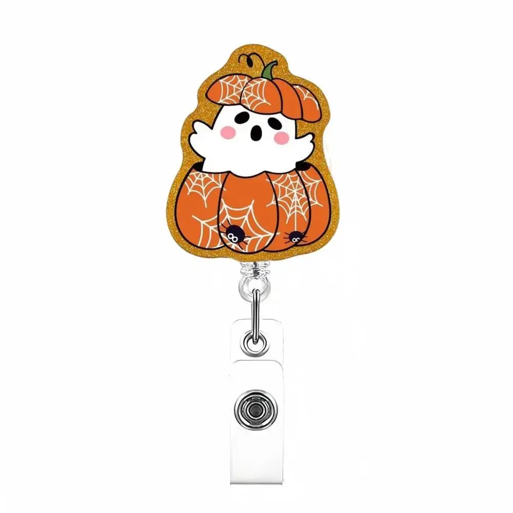 New Glitter Acrylic Retractable Nurse Badge Reel Doctor Teacher Student Name Id Card Holder Keychains Lanyard Wholesale Good Vibrations