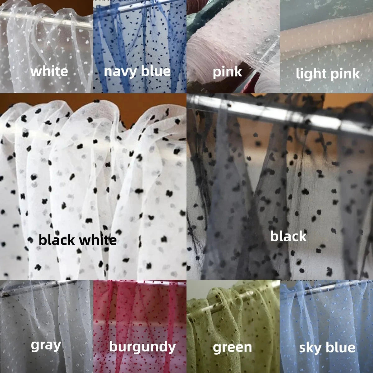 Customized Evening Dress Black Dots Tulle Tea-Length Pleat A-Line Off The Shoulder Plus size Women Formal Party Gown H858 Good Vibrations