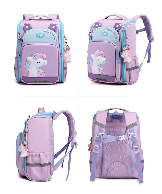 Children's Backpack 2023 Cute Cartoon Fashion New Style Bags Student 2nd To 5th Grade Women's Lightweight Splashproof Backpack Good Vibrations