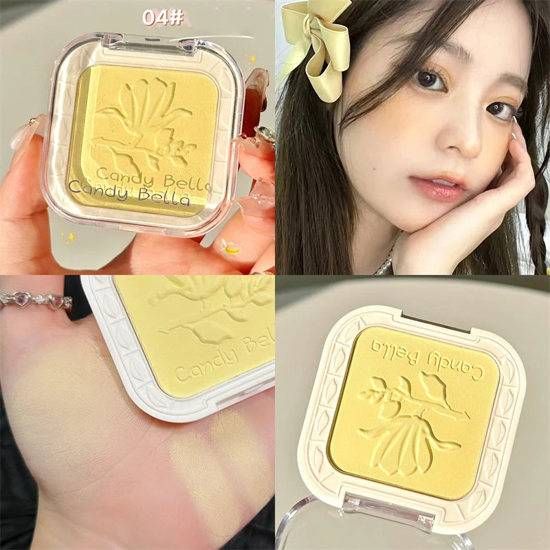 5 Colors Soft Mist Blush Natural Waterproof Cheek Pink Purple Yellow Matte Flash Brighten Lasting Blusher Rubores Korean Makeup Good Vibrations