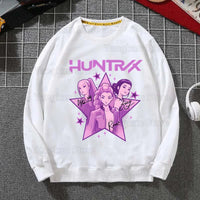 Kpop Demon Hunter Classic Men Women Hooded Sweatshirt K Pop Demon Hunters Fashion Graphic Casual Hoodie Good Vibrations