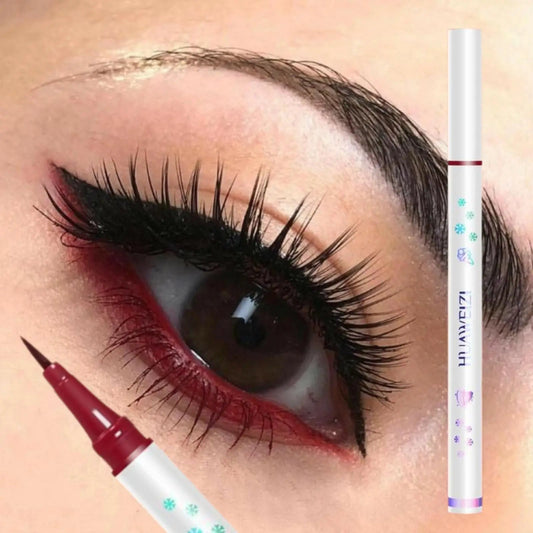 Red Matte Eyeliner Pencil Long Lasting Eye Makeup Liquid Eyeliner Waterproof Eyeliner Pen Eye Cosmetics Makeup Tools Good Vibrations
