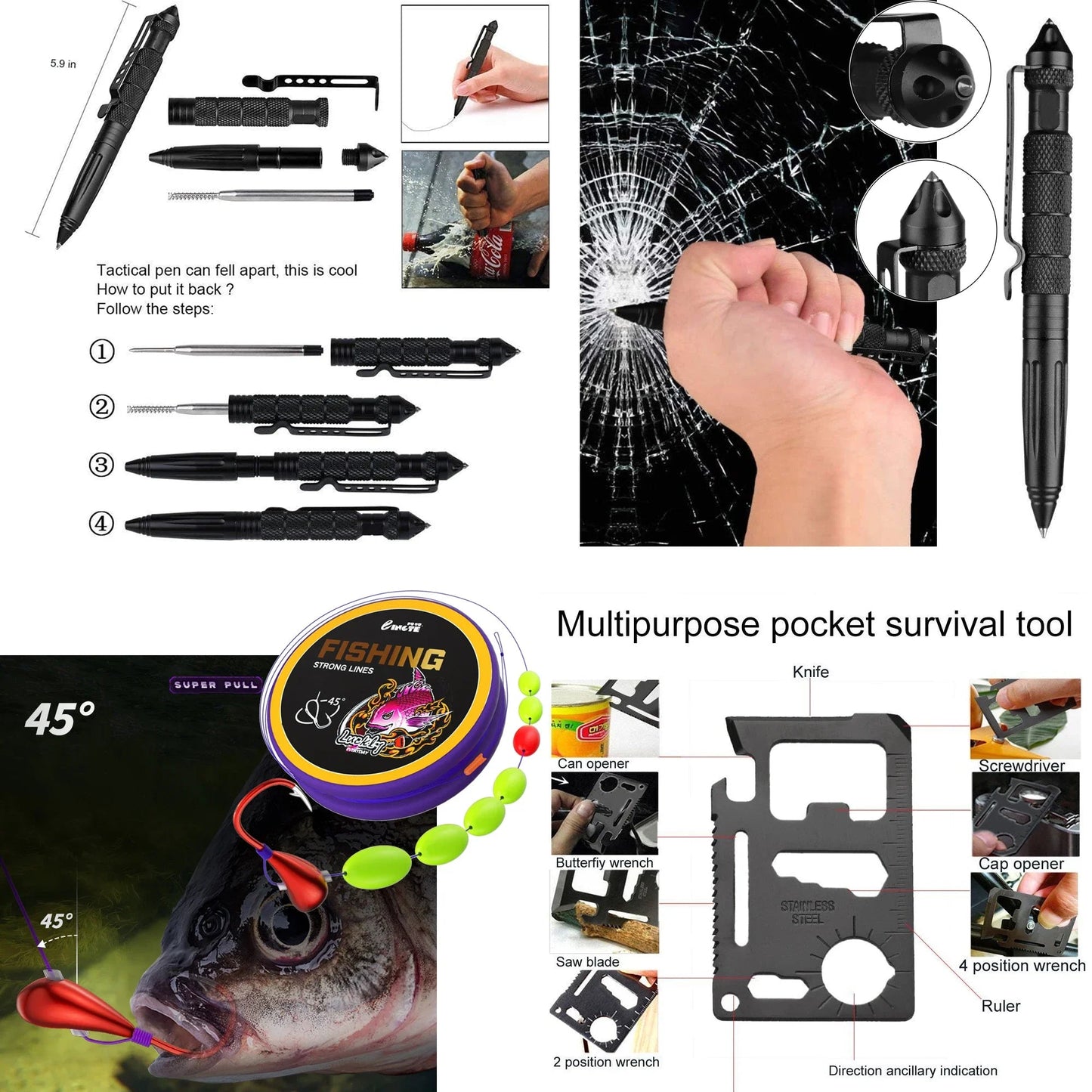 Survival First Aid Kit Survival Full Set Molle Outdoor Gear Emergency Kits Trauma Bag Camping Hiking IFAK Adventures Bag Good Vibrations