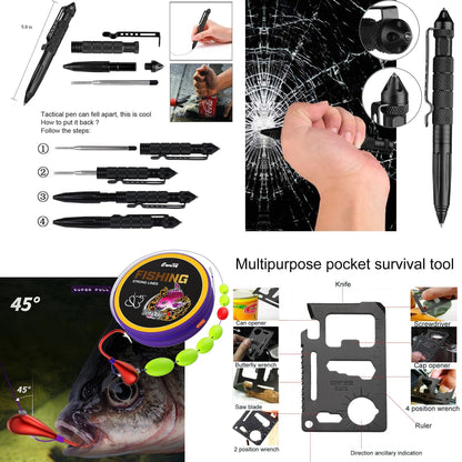 Survival First Aid Kit Survival Full Set Molle Outdoor Gear Emergency Kits Trauma Bag Camping Hiking IFAK Adventures Bag Good Vibrations