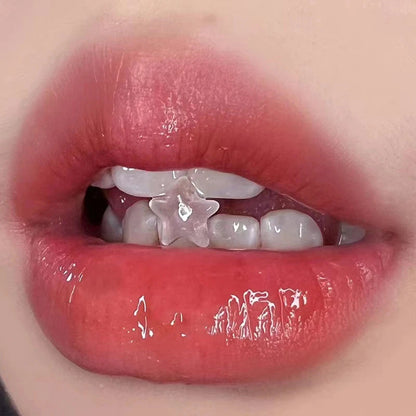 Titanium Steel Tongue Ring Punk Glowing In Dark Five-pointed Star Tongue Stud Fashion Body Piercing Jewelry Good Vibrations