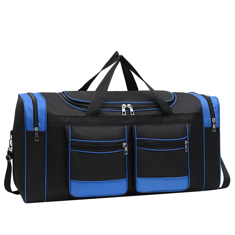 Large Capacity Handbag Multiple Pockets Outdoor Duffle Bag Luggage Gym Bags for Men Sports Fitness Bag Business Travel Package Good Vibrations