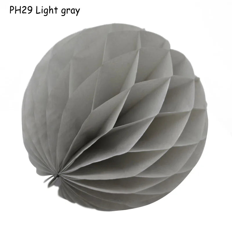 5pcs/lot 10/15cm Decorative Paper Honeycomb Ball Pastel Flower Wedding Kid Birthday Party Decoration Baby Shower Supplies8Z Good Vibrations