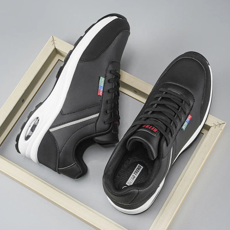 Men's  Shoes Lightweight Soft Sole Classic Waterproof Sneakers Outdoor Comfortable Tennis Shoes for Men Good Vibrations