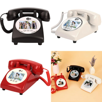 Wedding Audio Video Guestbook Phone Unique Av Guestbook Phone for Weddings Banquet Guest Video Sign-In Phone Party Wishes Video Good Vibrations