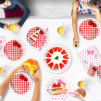 Hello Kitty birthday Decoration Kit Hello Kitty Tablecloth Plate Cup Nakpin Gift Bag Baby Shower Girls party favors hello kitty Good Vibrations