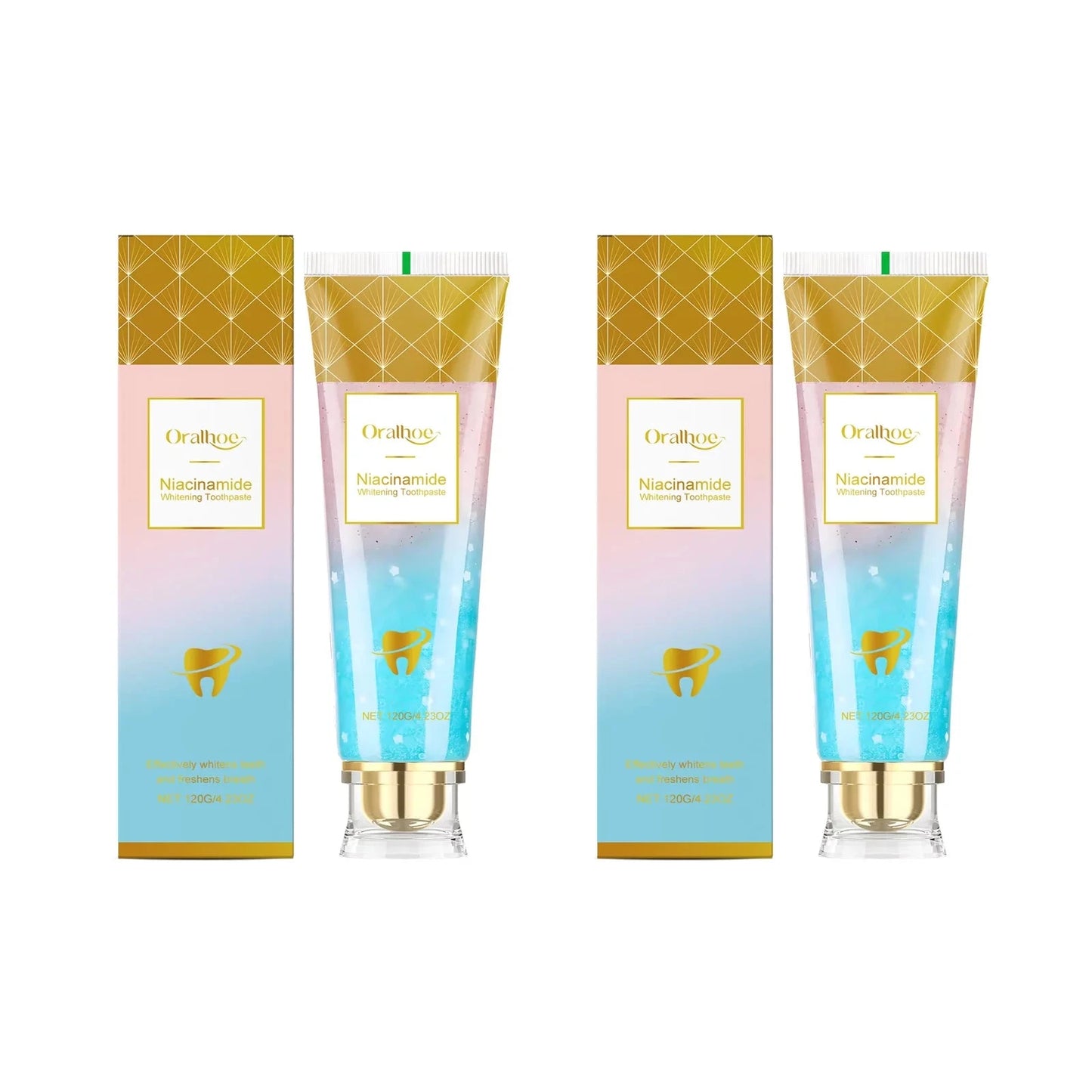 Niacinamide Whitening Toothpaste Remove Yellow Teeth Smoke Stains Improve Oral Smell Breath Fresh Tooth Bleaching Care Product Good Vibrations