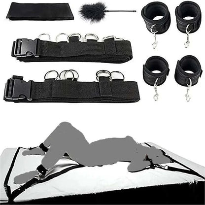 Sex Toy BDSM Kits Plush Sex Bondage Set Handcuffs Sex Games Whip Gag Nipple Clamps Sex Toys For Couples Exotic Accessories +18 GOOD Vibrations