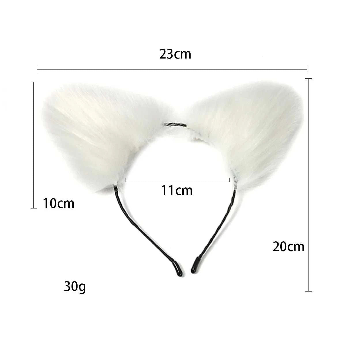 VaHppy SM BDSM Sex Toy Sets role-playing Fox 5pcs/lot Plush Anal Plug Tail Bell Collar Mouth Plugs White/Black/Pink Couple games GOOD Vibrations