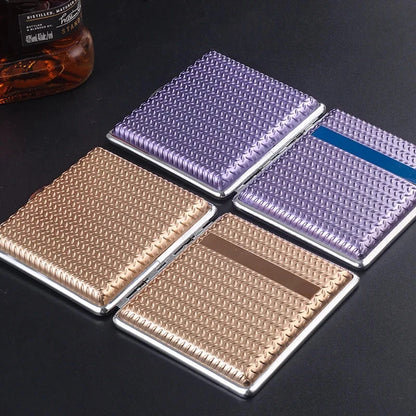 Fashion Cigarette Case 20pcs Metal Cigarette Holder Coarse Pack Anti-pressure Moisture-proof Portable Cigarette Case Good Vibrations Adult Super Store