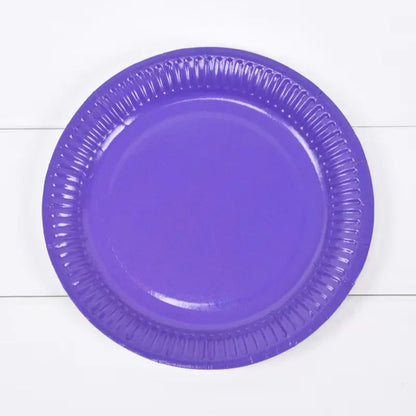 Solid Disposable Tableware Set, Party Supplies, Paper Plates, Wedding, Birthday Party Decor, Adult Favor, Black, Green, Blue, Good Vibrations