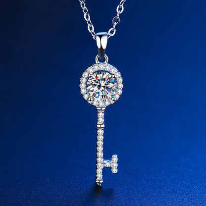 925 Sterling Silver AAA Zircon Necklace Chain High Quality Fashion Jewelry For Women Men Wedding Birthday Party Gift Good Vibrations