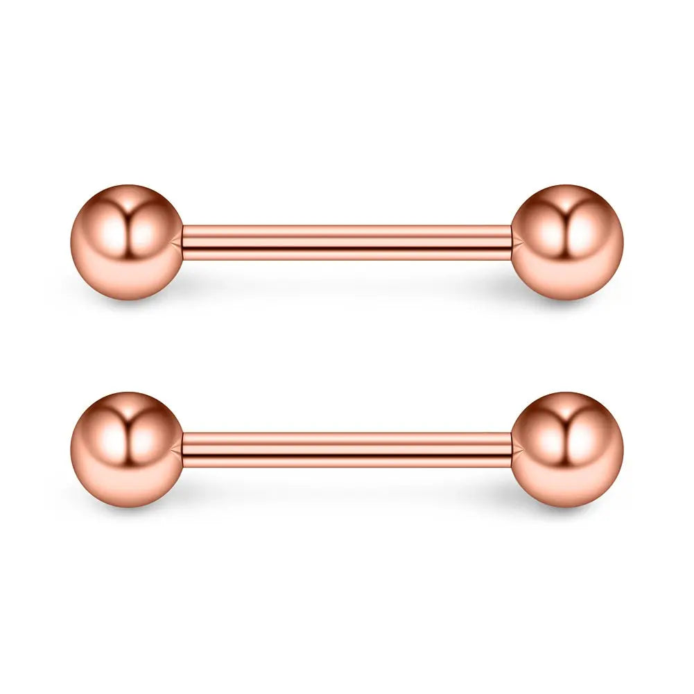 2 Pieces 14G 16mm Night Glow Flexible Acrylic Straight Tongue Ring pacifier Ring Fixed Perforated For Woman and Man Good Vibrations
